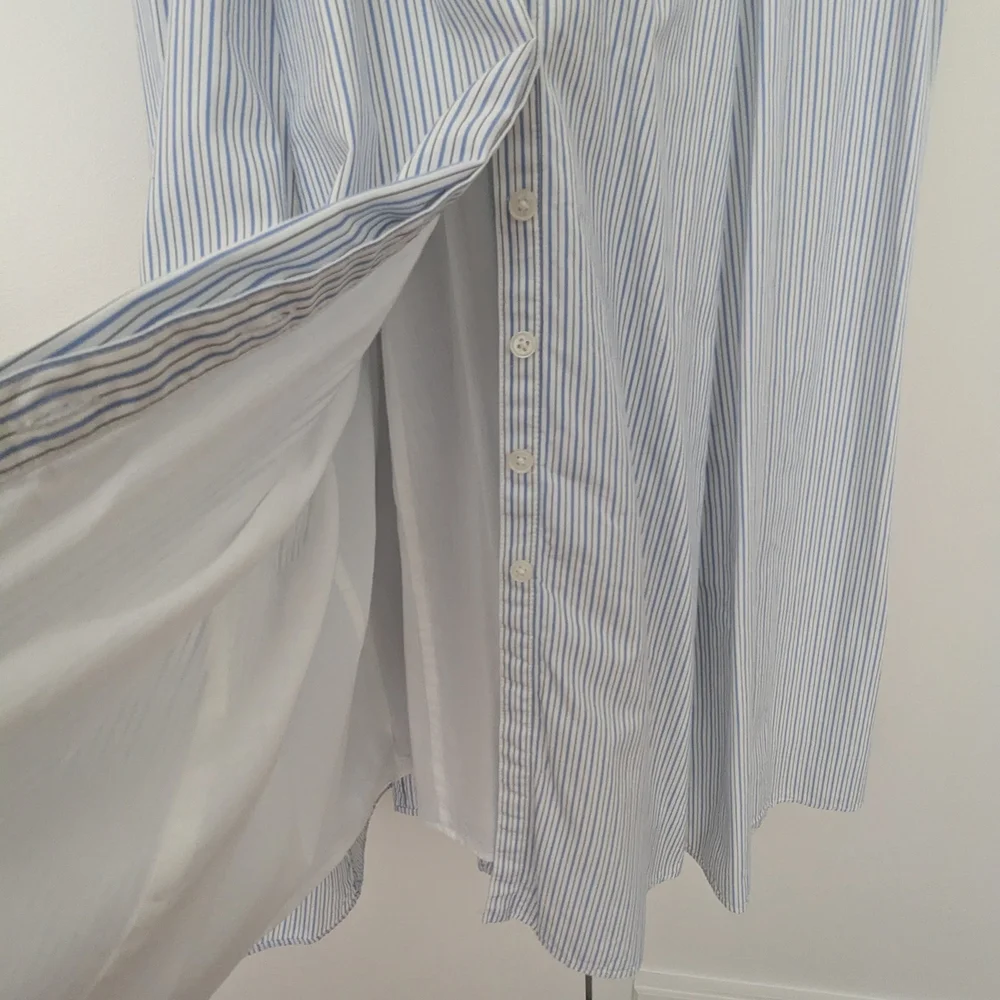 J. Crew Blue and White Striped Maxi Dress - Picture 6 of 8